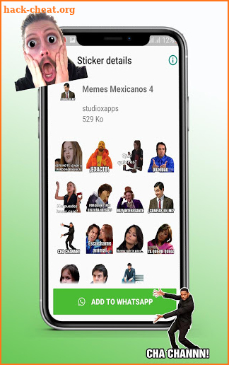 Nuevos Stickers Graciosos Memes Mexico 2020 screenshot