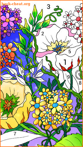 Number Color - Free Drawing Book & Puzzles screenshot