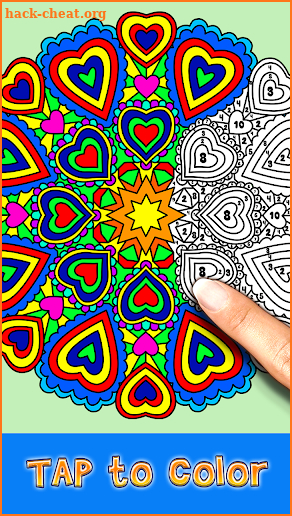 Number Coloring – Coloring book for adults & kids screenshot