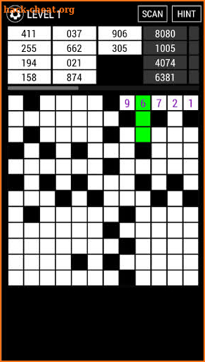Number Crossword Fill In Puzzles screenshot
