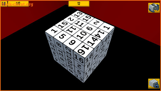 Number Cubed Puzzle Game screenshot