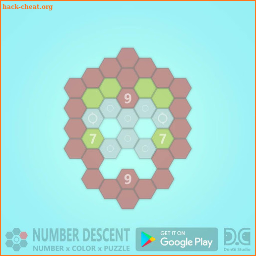 Number Descent: 1 Line Puzzle screenshot