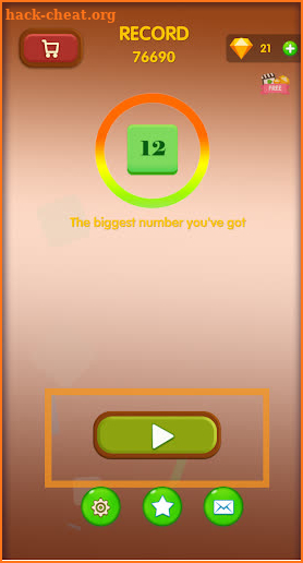 Number Game - Math-3 Game - Merge Block Raising screenshot