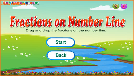 Number Line Fractions Games screenshot