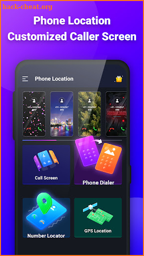 Number Location: Caller id App screenshot