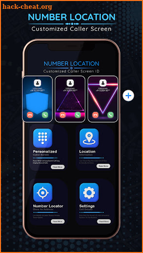 Number Location Caller Screen screenshot