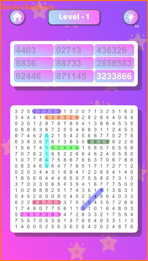 Number Search screenshot