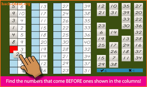 Number Sequencing - Before, After & In Between screenshot