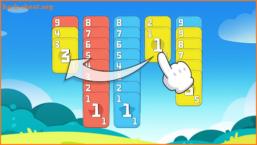 Number Sort Game screenshot