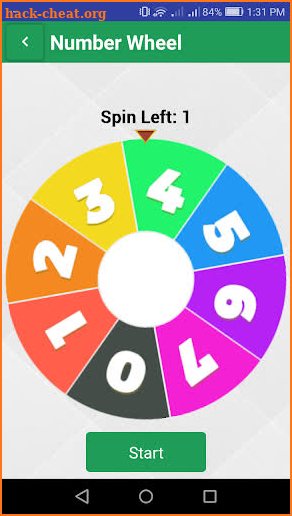 Number Spinner screenshot