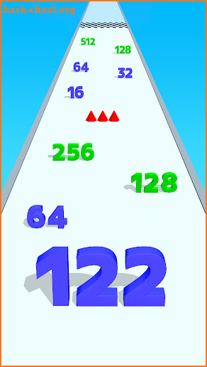 Numbers Run Merge Challenge screenshot