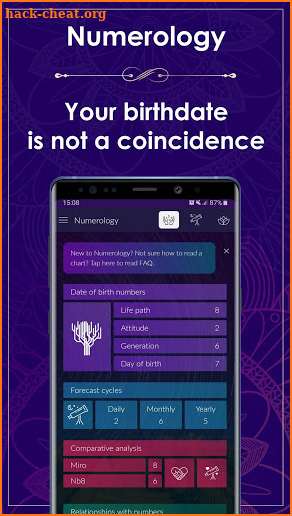 Numerology - Rediscover Your Life Purpose screenshot