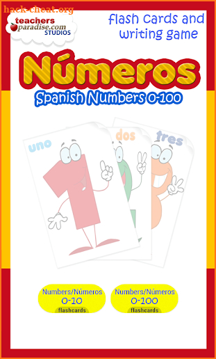 Numeros 0-100 - Learning Spanish Numbers screenshot
