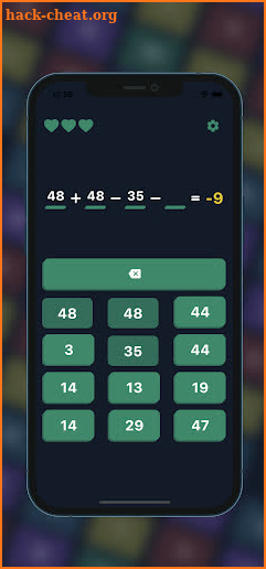 Numle: Fun math numbers game screenshot