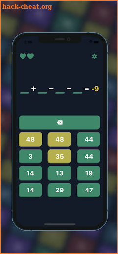 Numle: Fun math numbers game screenshot