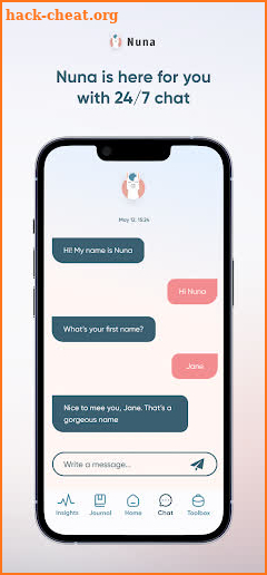 Nuna: Mental Health Companion screenshot