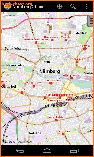 Nuremberg Offline City Map screenshot