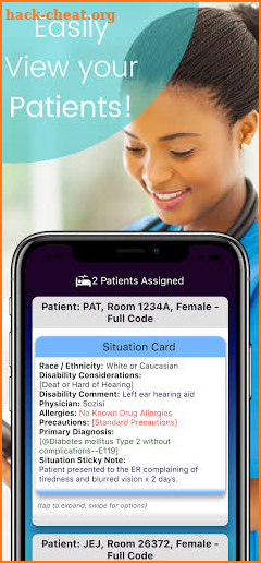 NurseBrain: Shift Report Sheet for Nurses screenshot