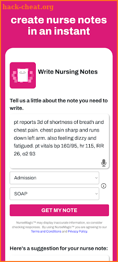 NurseMagic screenshot