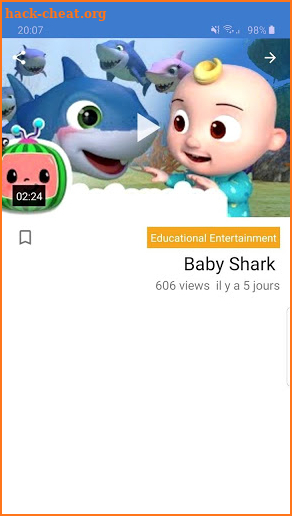 Nursery Baby Shark Rhymes screenshot
