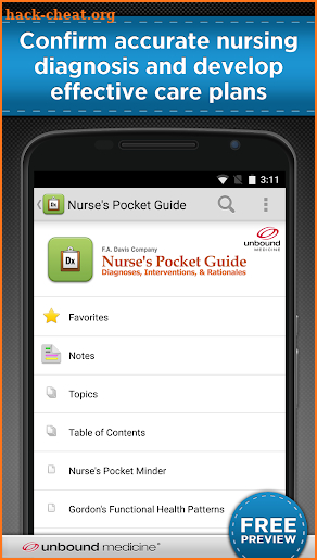 Nurse's Pocket Guide screenshot