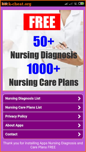 Nursing Diagnosis and Care Plans FREE screenshot