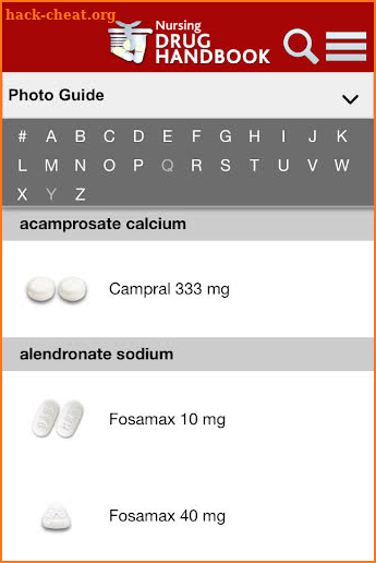 Nursing Drug Handbook screenshot
