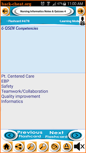 Nursing Informatics App Study Notes & Flashcards screenshot