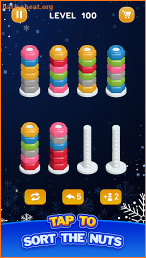 Nut Sort - Color Puzzle Games screenshot