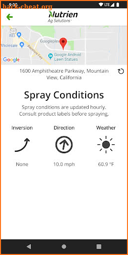 Nutrien Pocket Spray Smart™ screenshot