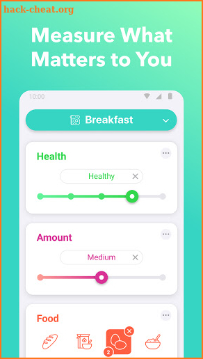 Nutrilio: Food Tracker & Water screenshot