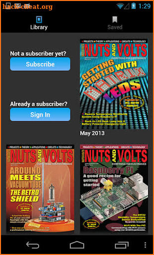 Nuts & Volts Magazine screenshot