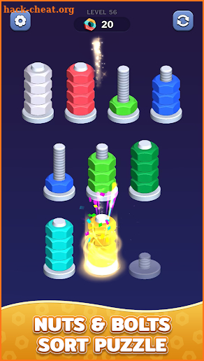 Nuts Color Sort - Screw Puzzle screenshot
