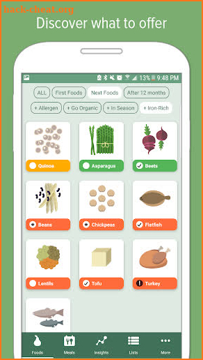 Nuttri Plus - Baby Food: Guide to starting solids screenshot
