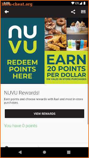 NUVU Rewards screenshot