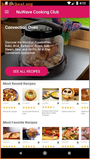 NuWave Cooking Club screenshot