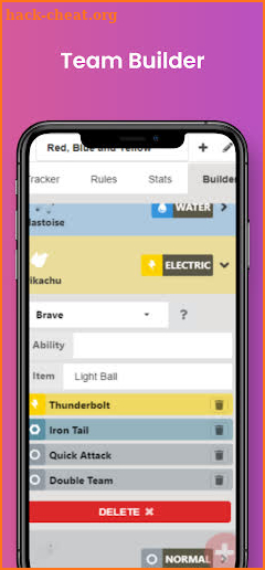 Nuzlocke Tracker screenshot