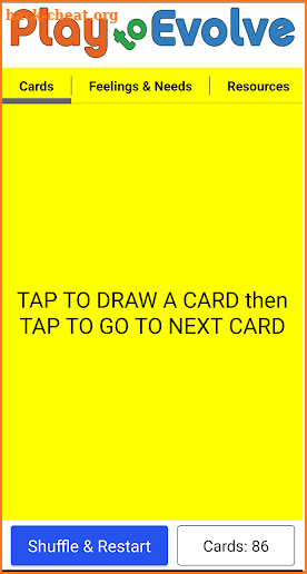 NVC Play to Evolve Card Game screenshot
