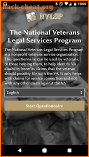 NVLSP VA Benefit Identifier screenshot