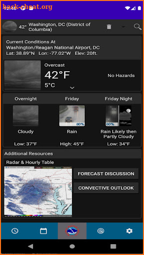 NWS Weather (Beta) screenshot