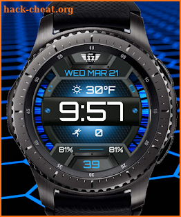 NX BLUE 23 Watchface for WatchMaker screenshot