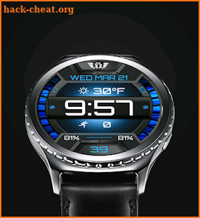 NX BLUE 23 Watchface for WatchMaker screenshot