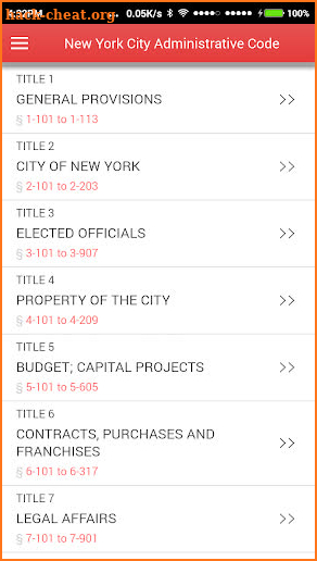 NY City Administrative Code screenshot