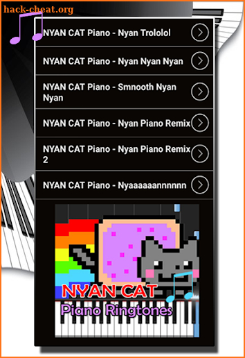 NYAN CAT Piano Ringtones screenshot