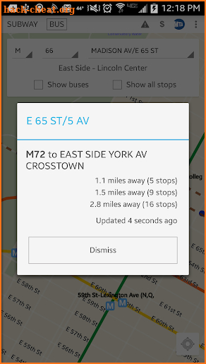 NYC Bus & Subway Live screenshot