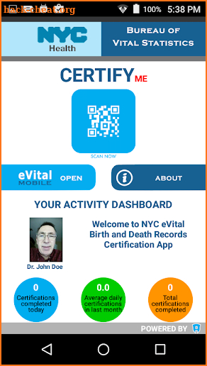 NYC eVital Certify screenshot