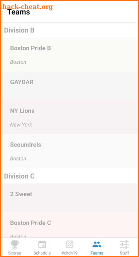 NYC Gay Hockey Association screenshot
