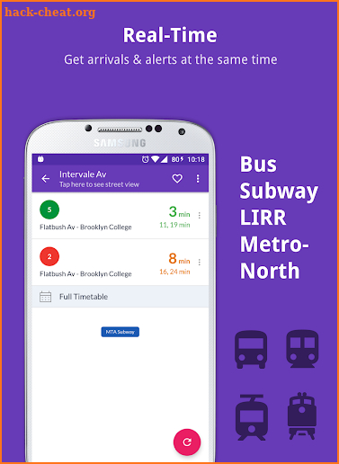 NYC Transit: MTA Subway, Rail, Bus Tracker screenshot