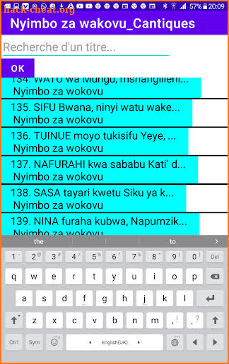 Nyimbo Za Wokovu et cantiques screenshot
