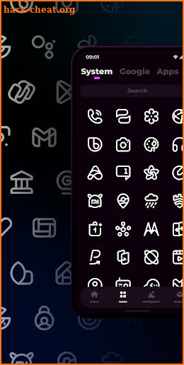 NYON LIGHT Icon Pack screenshot